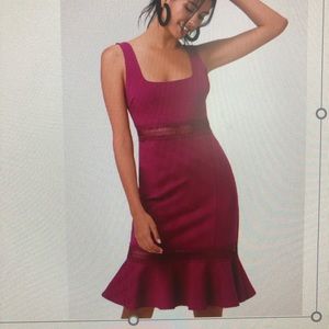 Dress - stretch Crochet Midi dress.